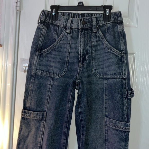 Arizona denim high rise baggy utility cargo jeans - Picture 3 of 8